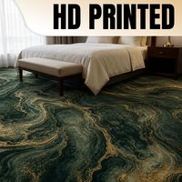 Moquette en nylon imprimée effet marbre fluide, mur à mur, pour hôtels, chambres d'hôtes, restaurants et espaces commerciaux