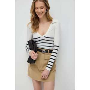 เสื้อยืดแขนยาวลำลองไร้ตะเข็บบริเวณคอ ผลิตจากโพลีเอสเตอร์ 100% - Product Image 5