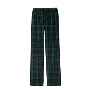 Pantalon de nuit relaxant pour homme en flanelle de qualité supérieure, style tartan, pour la détente en hiver - Product Image 1