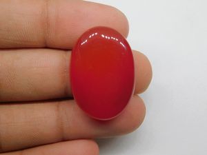 หิน3A ธรรมชาติรูปวงรีทรงหลวมคาร์เนเลี่ยนสีแดงแท้หินก้อนคริสตัลบำบัดแบบเหลี่ยมเพชรพลอยขายส่งมาก - Product Image 6