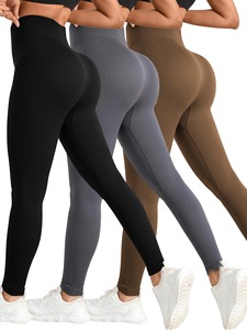 Leggings de sport push-up sans couture pour femmes vêtements de sport taille basse avec pantalon de fitness effet scrunch Bum - Product Image 3