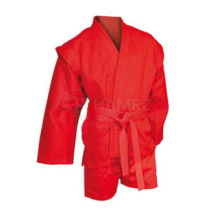Uniforme de Sambo Venta caliente Color azul 100% algodón Transpirable Artes marciales Sambo Uniforme directo de fábrica - Product Image 1