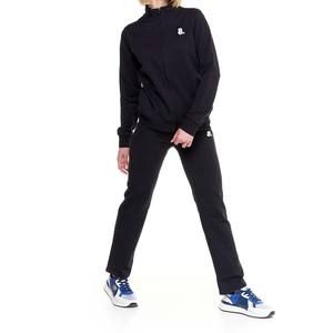 Alta calidad Color sólido 100% algodón transpirable Zip Sweatsuit Set mujeres Stand Front Heavyweight Winter Sporty Hoodie Jogger - Product Image 3