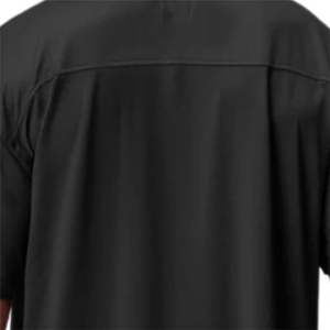 Camiseta de entrenamiento negra de gran tamaño, camiseta de gimnasio de rendimiento, camiseta de entrenamiento atlético de secado rápido, antimicrobiana y absorbente del sudor - Product Image 6