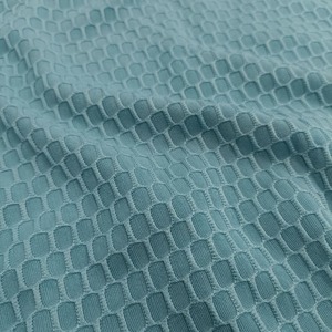 ผ้าถักฟริลพรีเมียมผ้าโพลีเอสเตอร์และสแปนเด็กซ์ผสมกันไฟฟ้าสถิตย์ทนต่อการหดตัวและทนทาน - Product Image 5