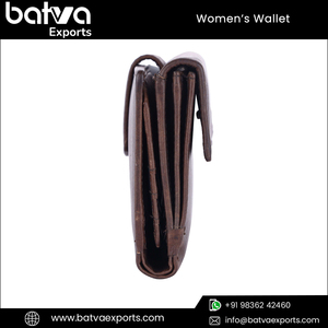 Damen Echt leder RFID Blocking Wallets Langer Reiß verschluss Verschluss Benutzer definiertes Logo Indien Polyester Futter Direkte Fabrik beschaffung - Product Image 5