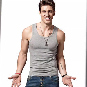 Camiseta sin mangas acanalada personalizada para hombre, camisetas sin mangas para correr, camiseta ajustada para gimnasio, chaleco deportivo para hombre, camiseta sin mangas acanalada para hombre 2025 - Product Image 5