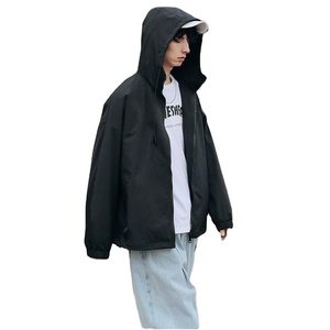 Veste Softshell décontractée pour homme de haute qualité, doublée pour l'hiver, logo personnalisé, respirante, coupe-vent, imperméable, séchage rapide, à capuche - Product Image 6
