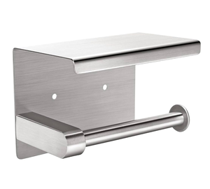 Porte-mouchoirs en acier inoxydable d'excellente qualité Porte-rouleau de papier hygiénique Accessoires de salle de bain durables - Product Image 5