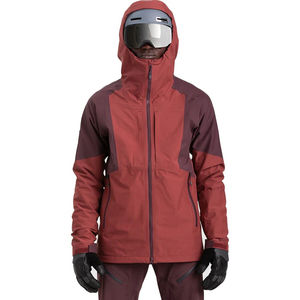 เสื้อแจ็คเก็ตสกีกันน้ำคุณภาพสูงแบบสั่งทำพิเศษ สำหรับฤดูหนาว ให้ความอบอุ่น กันลม ระบายอากาศได้ดี คอตั้ง พร้อมโลโก้ด้านหน้า เหมาะสำหรับกิจกรรมกลางแจ้งในหิมะ - Product Image 4