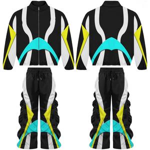 Ensemble de survêtement coupe-vent en nylon léger et imperméable fortement recommandé pour hommes Ensembles de survêtement coupe-vent à coquille souple pour hommes - Product Image 4