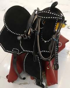 อานม้าหนังแท้คุณภาพพรีเมียม ทำมือ ทนทาน นั่งสบาย สำหรับแข่งม้า แบบตะวันตก/อังกฤษ โครงไม้พลาสติก รุ่น Kaamkaaj หมายเลข KKJ04 - Product Image 3