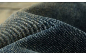 กางเกงยีนส์ชายขาตรงขากว้างทรงหลวมผ้าเดนิมสไตล์ฮิปฮอปซักสีเข้มดีไซน์แบบฉีกเป็นชิ้น - Product Image 6