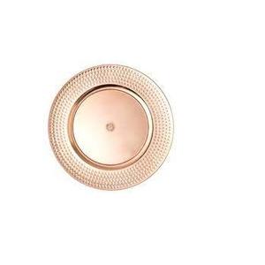 Vaisselle d'événement de mariage de qualité supérieure Assiette de chargeur de service de nourriture arrondie Assiette de chargeur de concepteur en acier inoxydable - Product Image 6