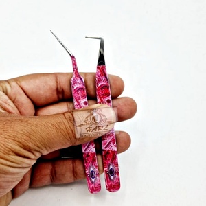 แหนบต่อขนตาแบบมืออาชีพ สแตนเลสสตีล ป้องกันแม่เหล็ก ปลายเรียบ ยาว 11 ซม. บรรจุภัณฑ์ปรับแต่งได้ พร้อมโลโก้ รุ่นยาว 90 - Product Image 6