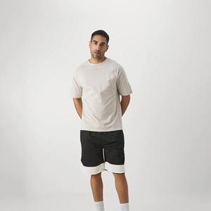 Custom Logo Men's Summer Fashionable Solid Cotton Loose Elastic Waistband Leisure Sports <b>Sweat</b> <b>Shorts</b> OEM - Product Image 3
