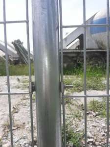 แผงรั้วเหล็กชุบสังกะสีเชื่อมแบบกำหนดเองได้ KIMMU ขนาด 1800 มม. x 2400 มม. พร้อมอุปกรณ์เสริมอเนกประสงค์ ผลิตในประเทศมาเลเซีย - Product Image 5