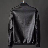 Jaket Kulit Bomber Tahan Air Berkualitas Tinggi Untuk Pria Warna Kustom Jaket Kulit Bomber Pria Jaket Dijual
