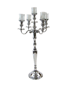 9 Arms Aluminum Nickle Plated <b>Candelabra</b> for Wedding Decoration Candle Holder & Stand From Best Exporter - Product Image 4