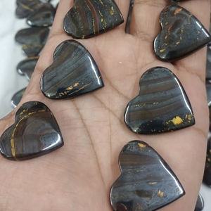 Vente en gros de pierres précieuses en cristal naturel de haute qualité pour l'artisanat cœur en pierre de tigre jaune - Product Image 5