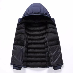 Chaqueta de Invierno Parka de Alta Calidad con Piel de Lobo, Relleno de Plumón, Acolchada, con Capucha Desmontable, Chaqueta para Hombre, Envío DDP - Product Image 4