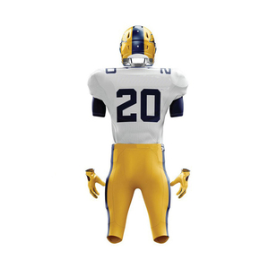 Uniformes de Fútbol Americano Personalizables de Calidad Profesional al por Mayor, Transpirables, con Impresión por Sublimación, Colores y Tallas Personalizadas - Product Image 3