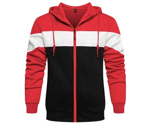 Men's Full Zip Hoodie Winter Unisex Custom Printed Heavyweight Cotton Oversized Warm Breathable Hoodie - Product Image 3