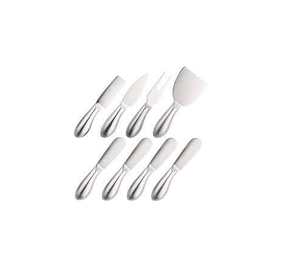 Cuchillo de acero inoxidable Natural para queso, Juego de 4 piezas, esparcidores de mantequilla, uso hecho a mano, producto en oferta - Product Image 1