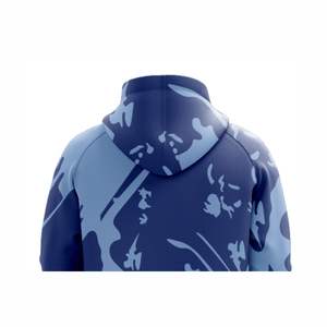Wholesale 100% Polyester Custom Pullover Hoodie <b>Men's</b> Fleece Hoodies with Sublimation Embroidery Winter Print Pattern - Product Image 4