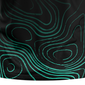 OEM เสื้อยืดแนวสปอร์ตของผู้ชายผ้าโพลีเอสเตอร์เนื้อนุ่มระบายอากาศได้ดีแห้งเร็วดีไซน์เต็มพร้อมคอกลมสวมใส่สบาย - Product Image 6