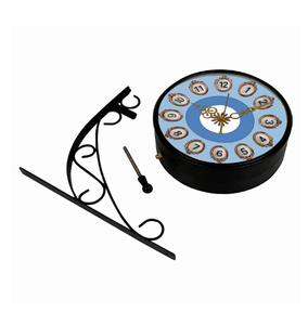 Reloj de Pared de Latón Estilo Londres, Doble Cara, Diseño Atractivo, para Bar, Gimnasio, Restaurante, Decoración del Hogar - Product Image 4