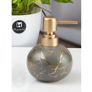 Distributeur de savon de sol en marbre noir et acier de qualité supérieure Distributeur de liquide de qualité supérieure pour le nettoyage de la maison, de l'hôtel et de la salle de bain - Product Image 4