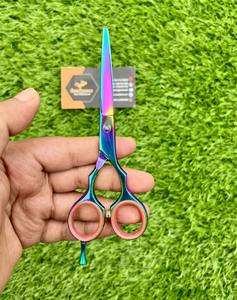 Tijeras de peluquero de acero inoxidable de precisión profesional, uso de salón, afilado diseño ergonómico, tijeras de corte de pelo, seguridad para el cabello de belleza - Product Image 5