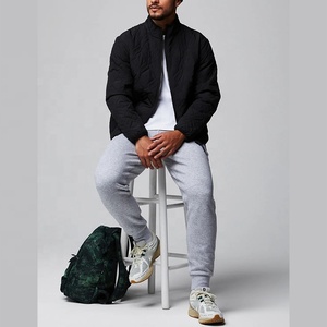 Customized Extra Soft Knitted Fabric Running Training Slim Fit Cargo Jogger Plain Zip Pocket Cotton Polyester Jogger Pant Men - Product Image 4