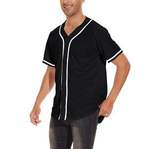 Wholesale Custom Camo Sublimated <b>Crop</b> <b>Top</b> Baseball Jersey t Shirts Embroidery With Stripes for <b>Men</b> - Product Image 3