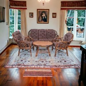 Ensemble de canapés de jardin en rotin de luxe moderne Mobilier d'extérieur au design unique pour hôtel Mobilier de salon élégant avec table Ensemble - Product Image 5