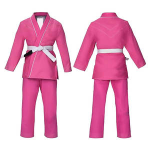 ชุดยูโดผ้าฝ้าย 100% สีชมพู ระบายอากาศได้ดี น้ำหนักเบา ยืดหยุ่น คุณภาพสูง สำหรับผู้ชาย ชุดฝึกซ้อม ชุดศิลปะการต่อสู้ ผลิตตามสั่ง - Product Image 5