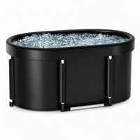 Baignoire Gonflable Portable Pliable Rectangulaire pour Adultes, Bain de Relaxation à Domicile, Baignoire Épaisse Autoportante