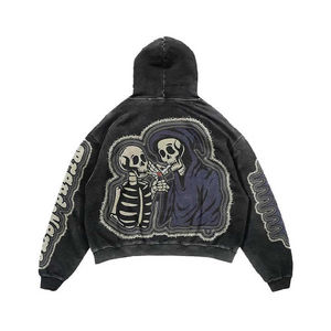 Sweats à capuche pour hommes sur mesure Sweats à capuche pour hommes sur mesure pour adultes Sweats à capuche en coton mélangé légers pour hommes sur mesure - Product Image 6