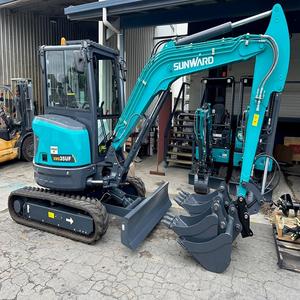 Miniexcavadora de 3 toneladas al por mayor con motor central y engranaje PLC equipo de ingeniería original bomba componentes incluidos para pesado - Product Image 2