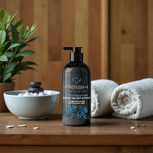 Mascarilla de barro para pies RELAX Private Label 250ml |   Tratamiento Hidratante y Nutritivo para Pies con Aceite de Coco y Cacao para Todo Tipo de Piel, OEM ODM - Product Image 1