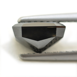 เพชรธรรมชาติทรงกลมสวยงามตัดเป็นเม็ดสีดำเป็นเพชรธรรมชาติอัญมณีเบาะตัดแท้สีดำทรงหลวม - Product Image 6