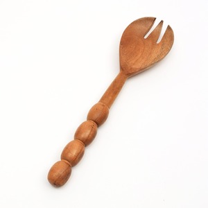 Vaisselle élégante Faizacraft, couverts en bois et résine, cuillère, fourchette, miroir poli, ustensiles de service décoratifs pour salades, pour cadeaux - Product Image 1
