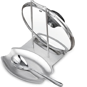 ที่วางช้อนทำจากสเตนเลสสตีล,ที่วางฝาหม้อกระทะชั้นวางฝาครอบสำหรับห้องครัวร้านอาหารดีไซน์ใหม่ - Product Image 2