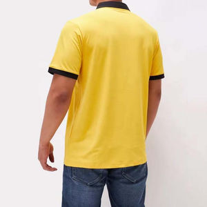 Cómodo y transpirable High Street Style Tallas grandes Ropa de hombre Polos Manga corta Camiseta de polo con logotipo hecho a medida - Product Image 4