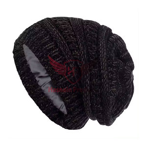 หมวกถักแบบพรีเมี่ยมสำหรับทุกเพศสำหรับฤดูหนาวหมวกบีนนี่ผ้าฝ้ายคุณภาพสูงพร้อมโลโก้ดีไซน์เนอร์สไตล์อบอุ่นสำหรับใช้ในชายหาดลายพราง - Product Image 1