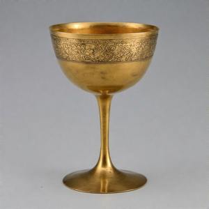 Copa de vino de comunión de latón antiguo HeavenVine, Copa Vintage hecha a mano para iglesia, ceremonias espirituales, decoraciones de Navidad - Product Image 5