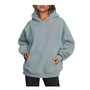 Hoodies pour femmes sweats à capuche surdimensionnés polaire décontracté à manches longues pull ample léger automne vêtements - Product Image 4
