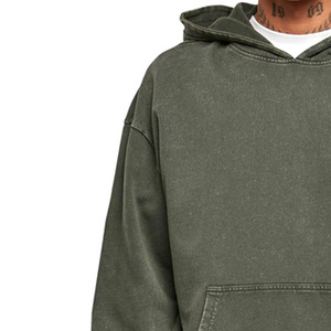 Meilleure vente Sweat à capuche en polaire lourde 100% coton conçu sur mesure pour hommes imperméable OEM imprimé Logo surdimensionné de haute qualité - Product Image 2