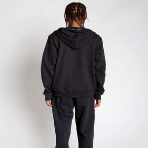 เสื้อฮู้ดผู้ชายสไตล์วินเทจผ้ามีซิปแบบเต็มมีฮู้ดเสื้อสเวตเชิ้ตทำจากพลอยเทียมออกแบบได้ตามต้องการ - Product Image 3